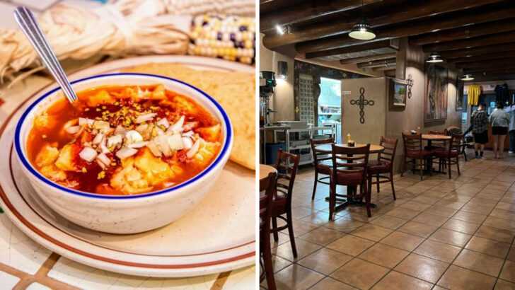 The pozole at this New Mexico corner café is the bowl regulars return for in every season