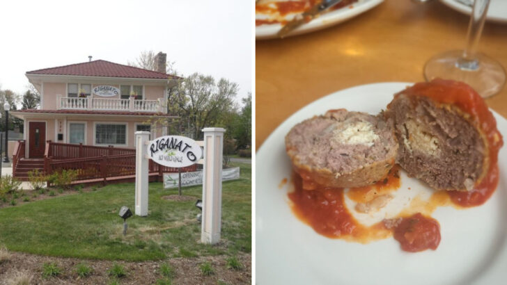 The stuffed meatball at this casual eatery in Illinois surprises everyone who tries it