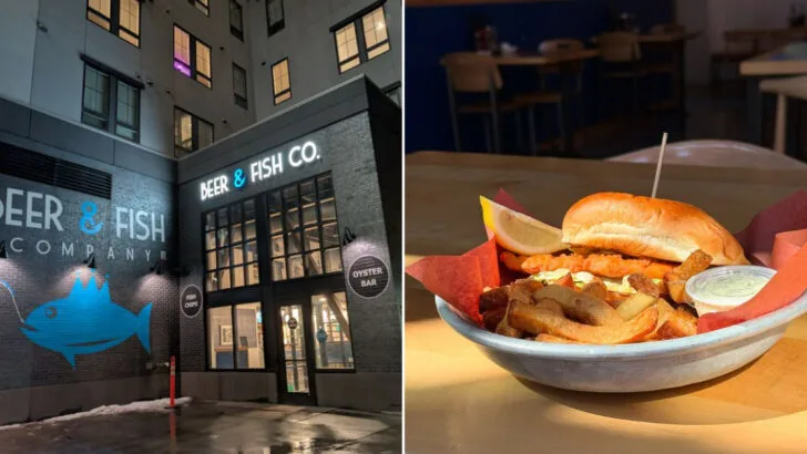 The walleye sandwiches at this North Dakota café are what travelers look forward to most