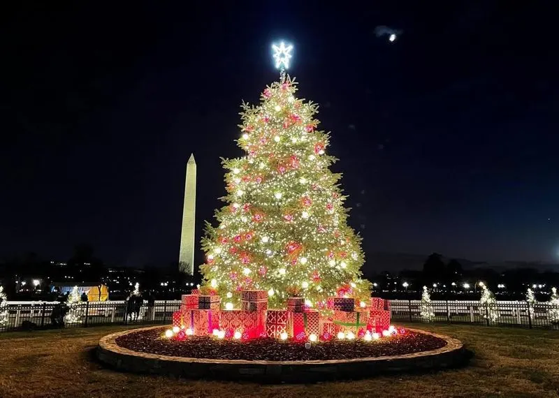 The National Christmas Tree on the Ellipse