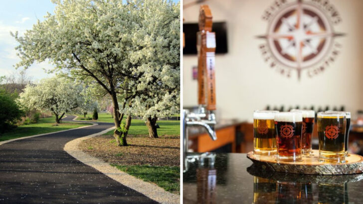 West of Richmond and beside the Blue Ridge foothills is a small town with enough breweries and scenic walks for a full trip