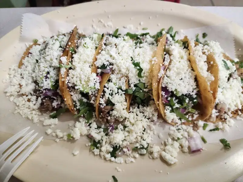 Signature Tacos: Pastor, Bistek, and Barbacoa