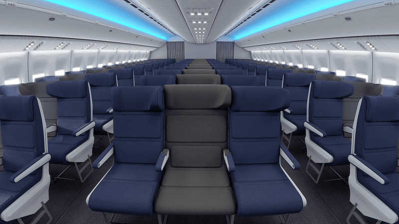 Middle seats in dense configurations