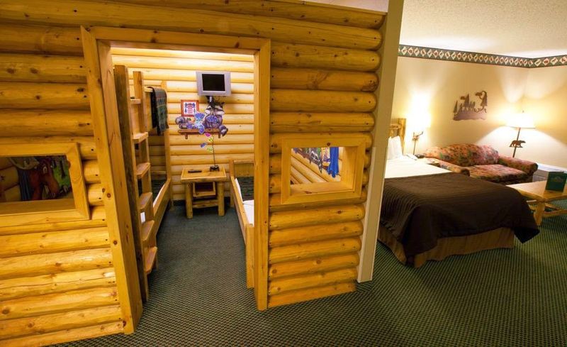 Magical kid suites with caves and cabins