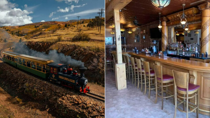 A Colorado gold rush town where wild donkeys wander past old saloons and mountain views