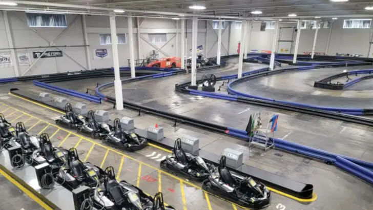 A Pennsylvania go-kart track where adults have just as much fun as kids