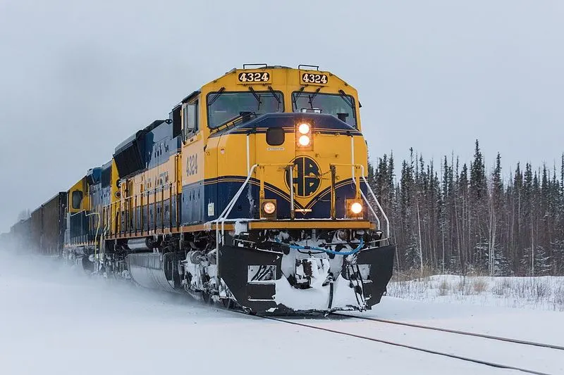 Alaska Railroad's Aurora Winter Train