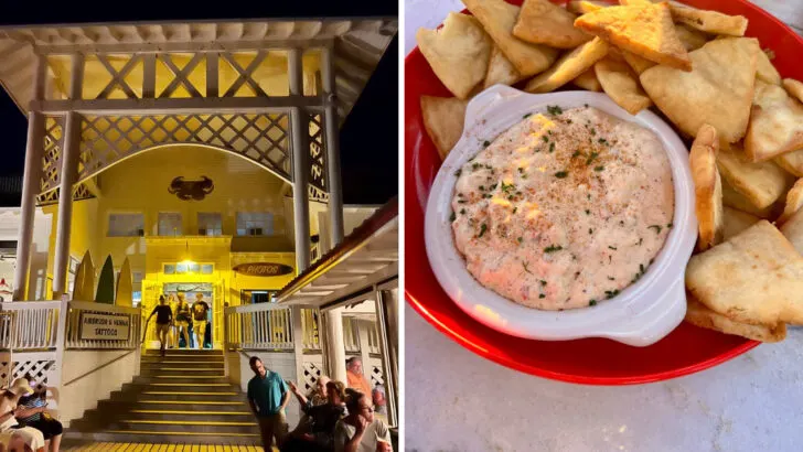 At this low-key Florida seafood shack, the crab dip is what everyone talks about