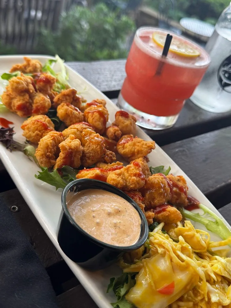 Fried alligator tail