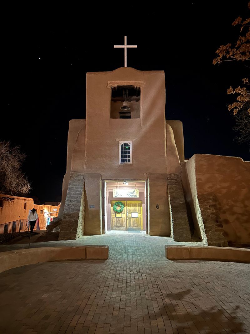 San Miguel Chapel by Night