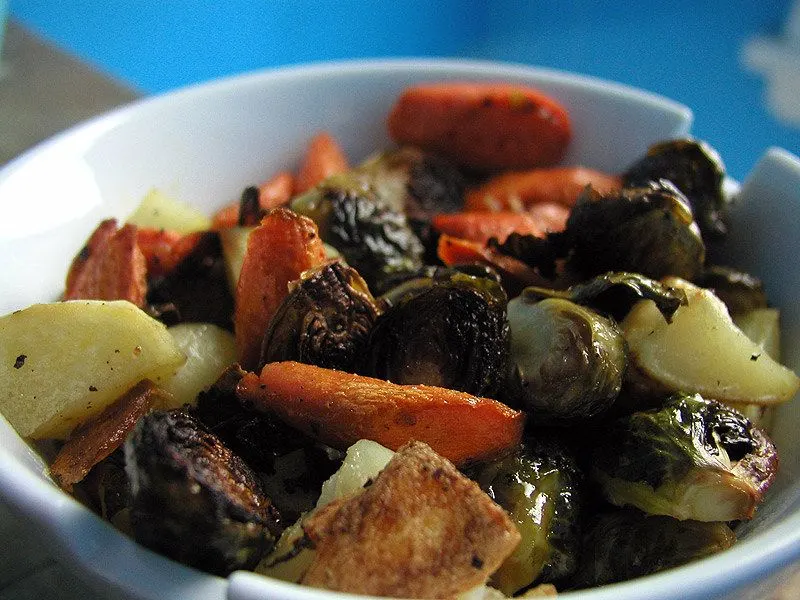 Maple Roasted Root Vegetables