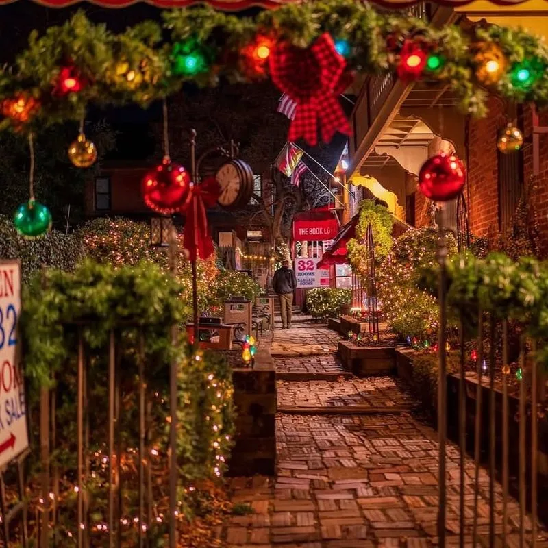 Village Lights Striezelmarkt in German Village, Columbus