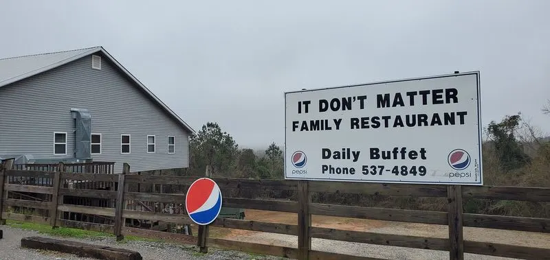 It Don&rsquo;t Matter Family Restaurant &ndash; Highland Home