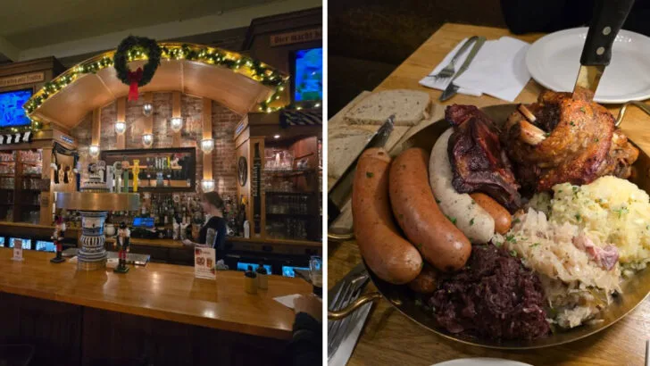 German restaurants in Pennsylvania known for Christmas market-style meals