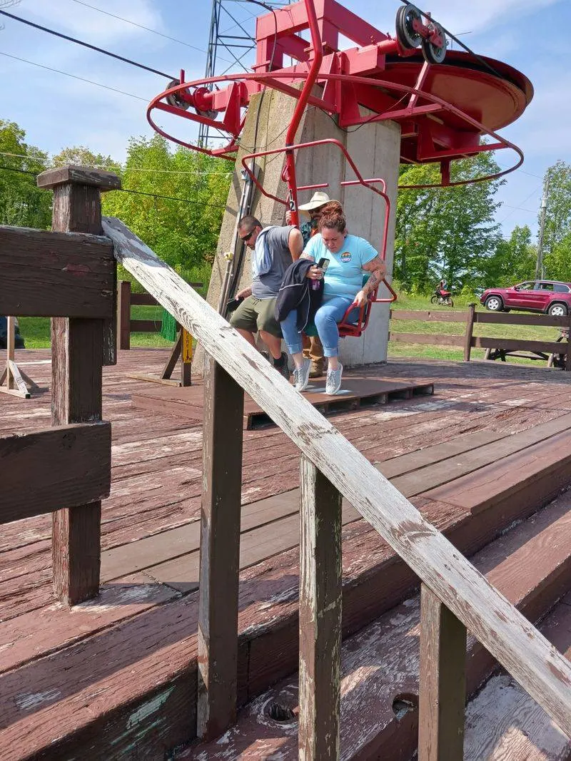 Chairlift and elevator experience