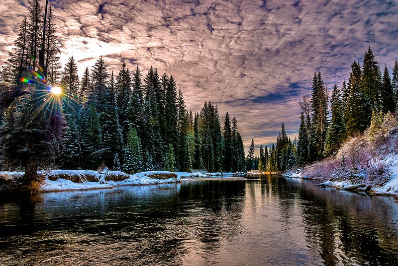A Winter Wonderland on Payette Lake
