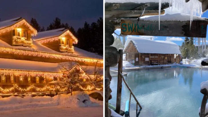 Idaho has a mountain town where snowy paths, decorated cabins, and cozy shops shape a peaceful holiday-season weekend