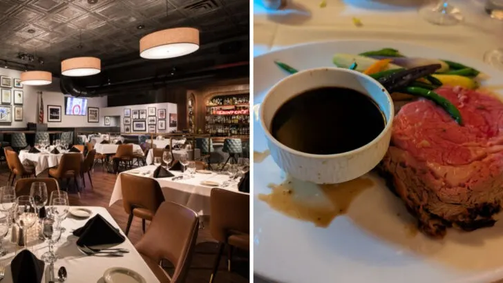 In Florida, diners come from miles around for prime rib night at this old-school supper club