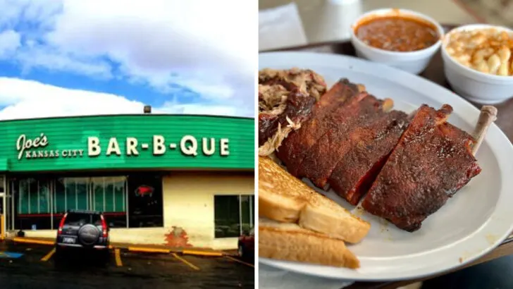 In Kansas, folks come from nearby counties for the brisket plate at this down-to-earth barbecue stop