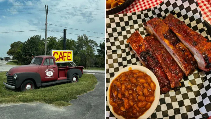 In Missouri, diners drive in from neighboring towns for the smoked pork special at this familiar roadside spot