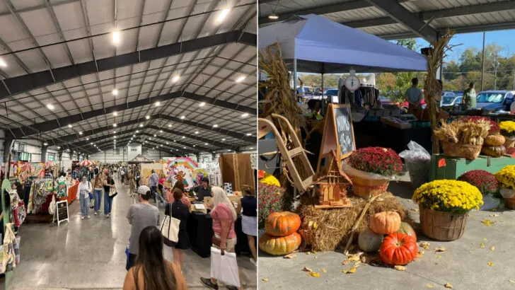 In Tennessee, a long-running flea market draws shoppers with rows of vendors and constant surprises