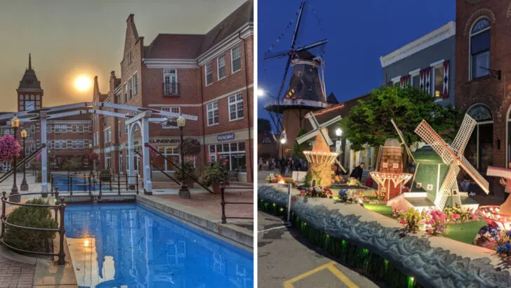 Iowa has a small Dutch-style town where holiday storefronts, cheerful bakeries, and candlelit walks shape an easy early-season getaway