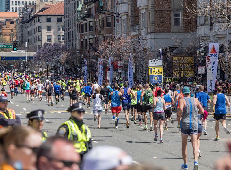 Boston Marathon in Boston, Massachusetts