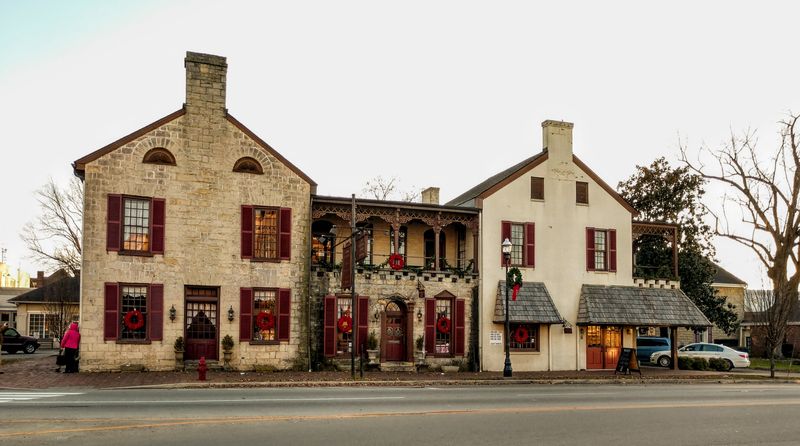 Wreath-Lined Historic Depot Stroll