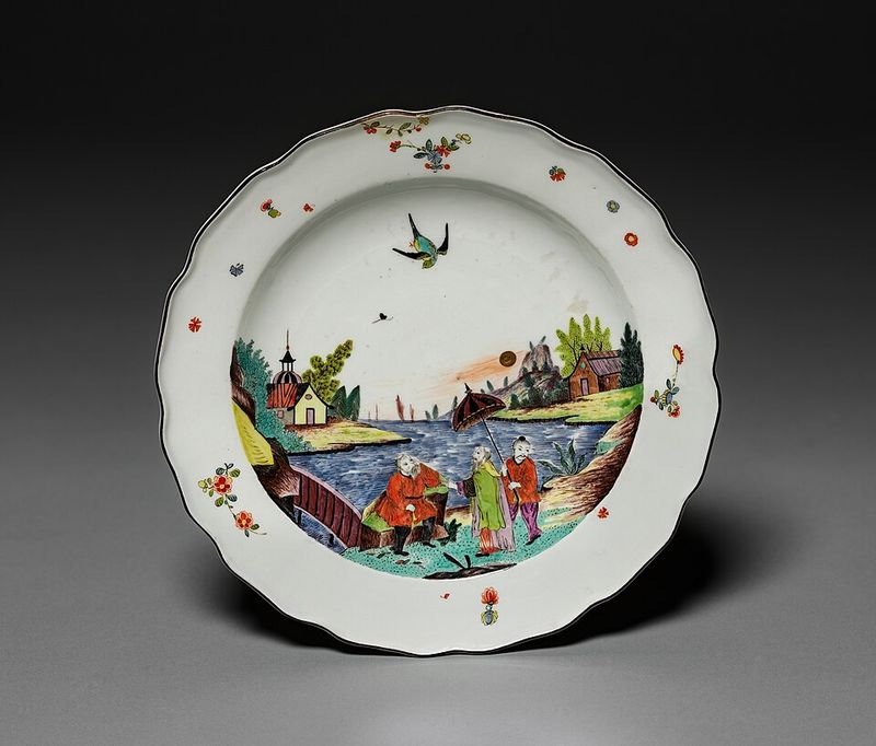 Porcelain and local ceramics