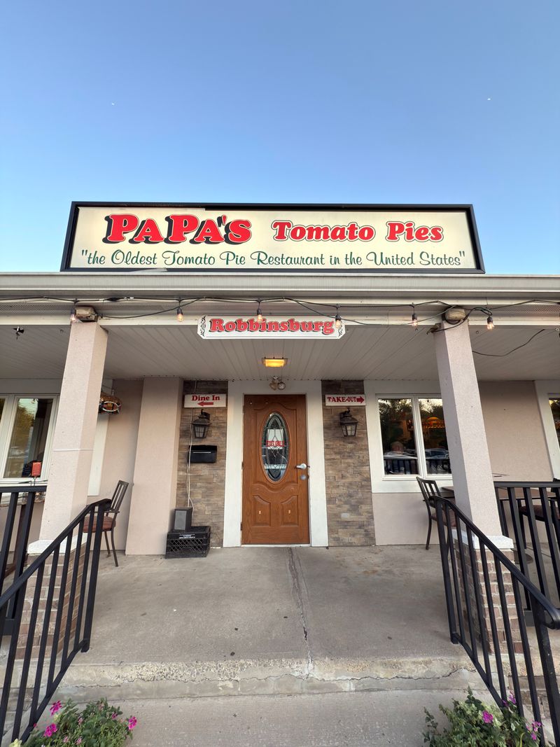 Papa&rsquo;s Tomato Pies &mdash; 1912 (Robbinsville, NJ)