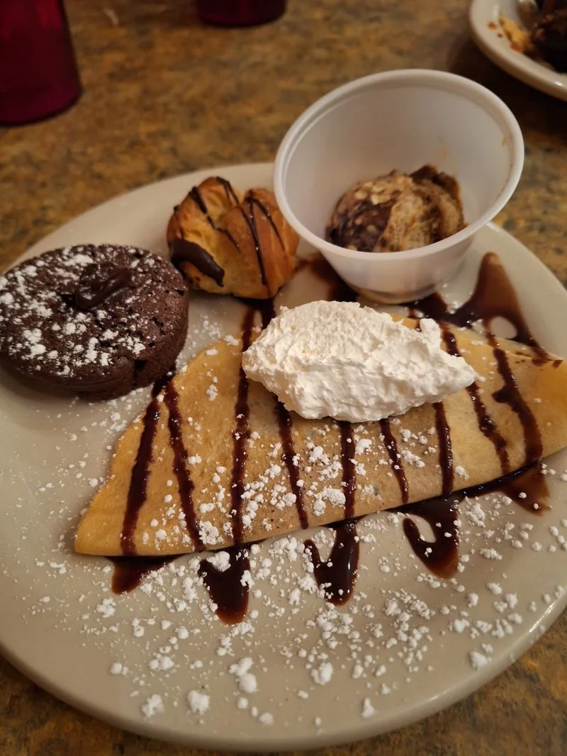 Dessert spread and sweet finishes
