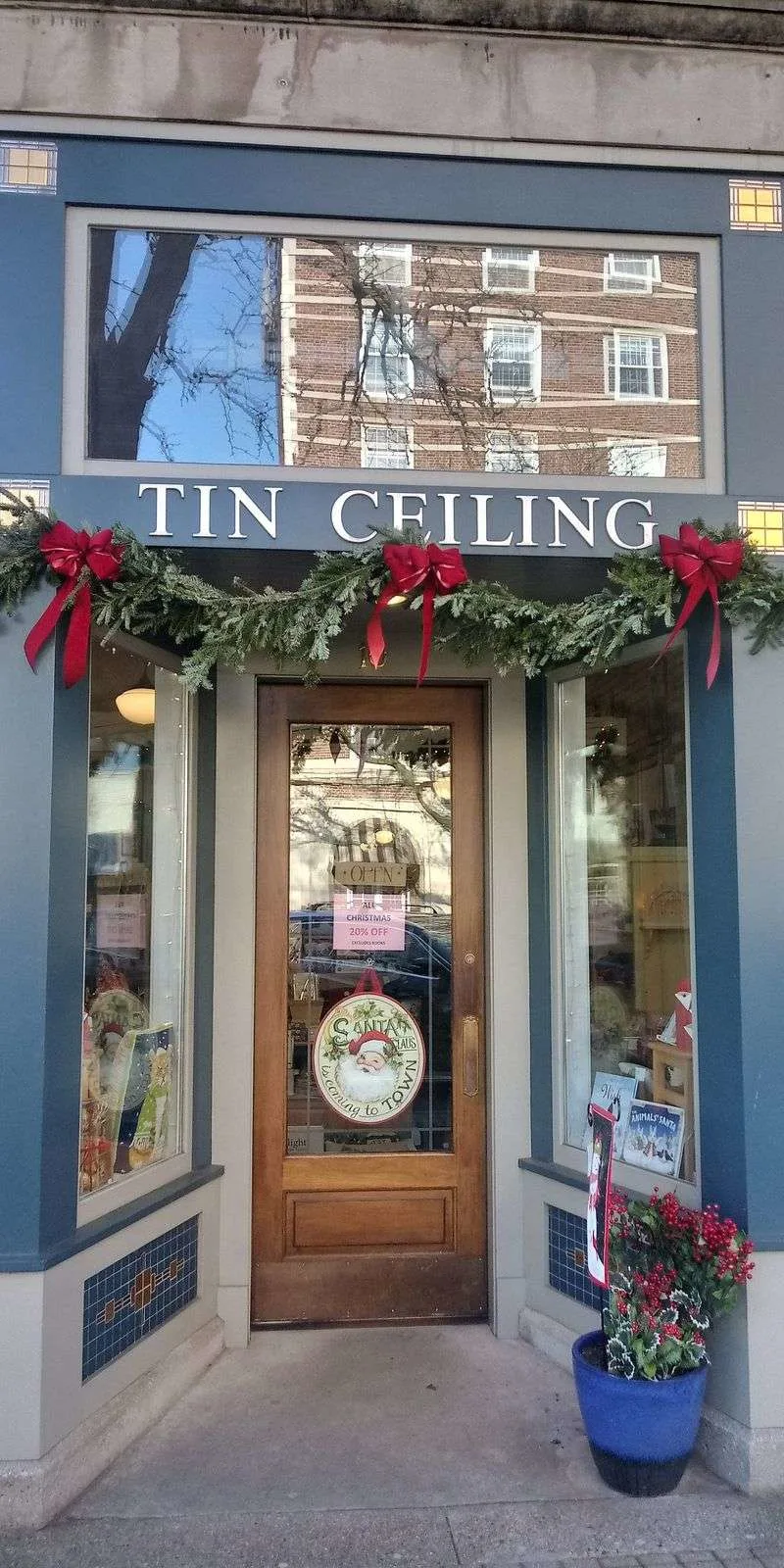 Downtown Eighth Street Holiday Storefronts