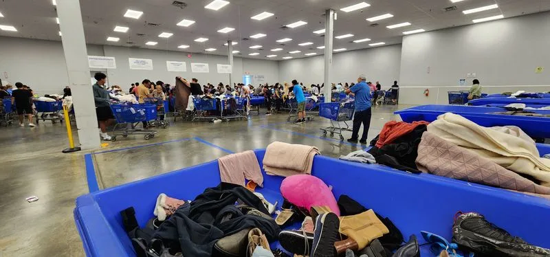 Sneaker roulette at the bins