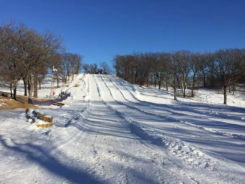 Hyland Hills or Theodore Wirth sledding and tubing