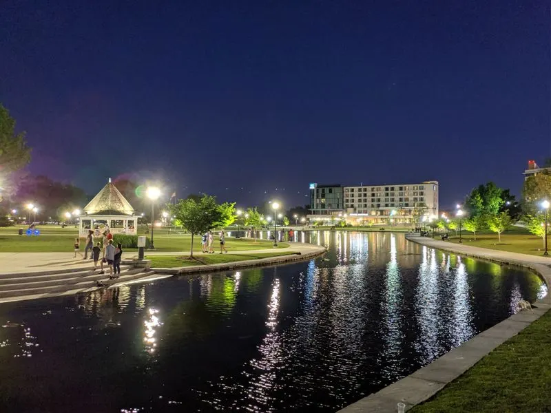 Green views and gentle trails at Big Spring International Park