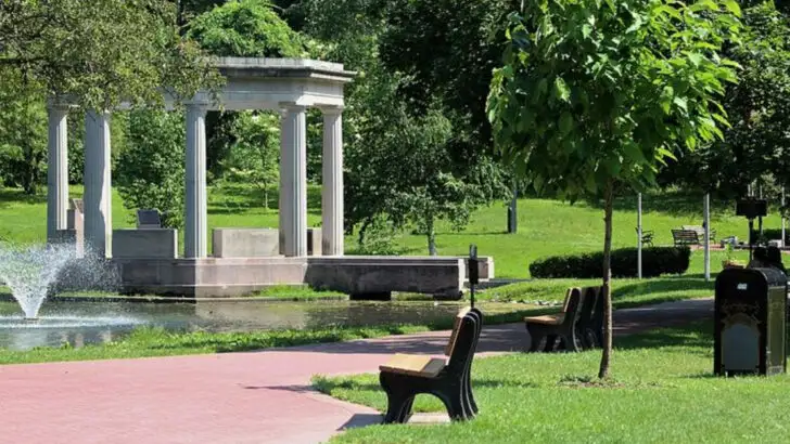 Near the Adirondack foothills is a New York town with bookstores, snowy sidewalks, and a downtown full of cold-season charm