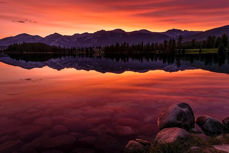 Lac Beauvert (Jasper Area), Canada