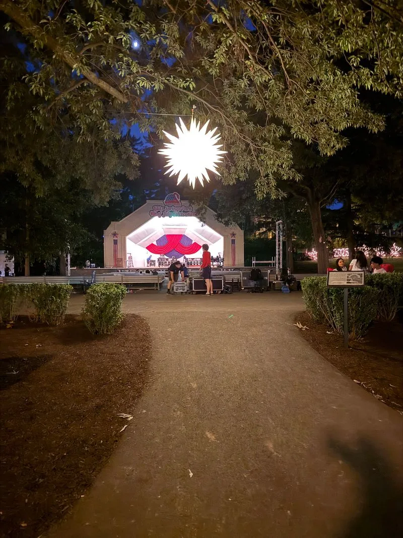 Lititz Springs Park at Night