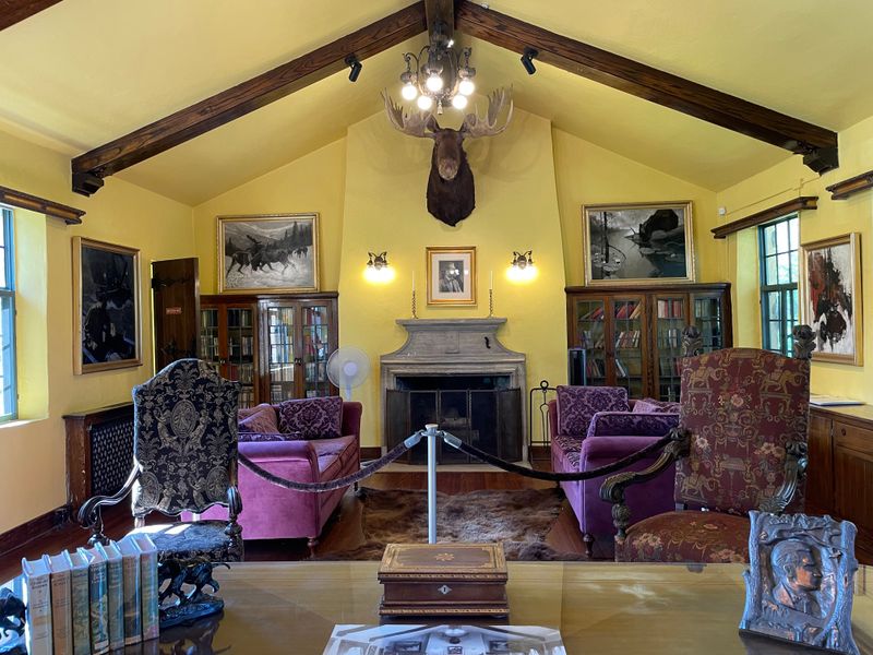Inside the museum exhibits