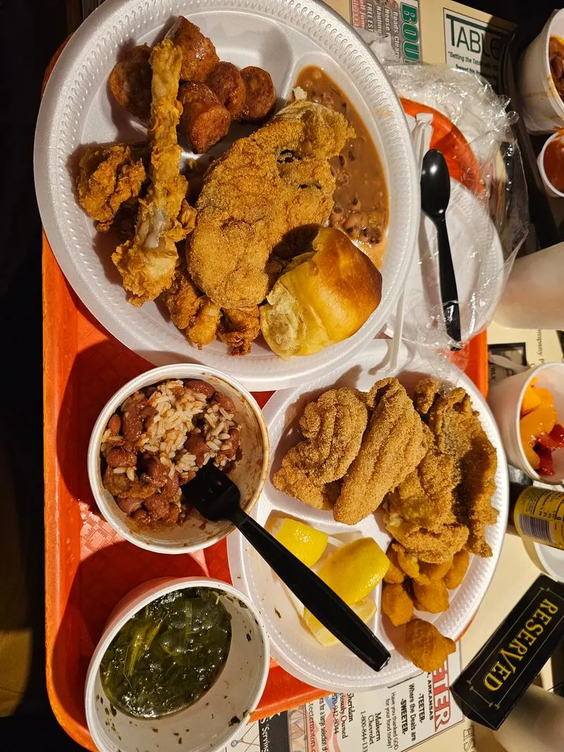 Buffet overview and signature seafood