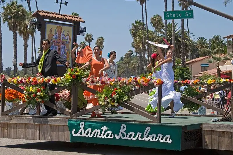 Old Spanish Days Fiesta in Santa Barbara, California