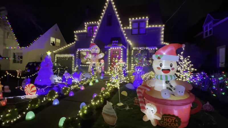 Lights on Peacock Lane