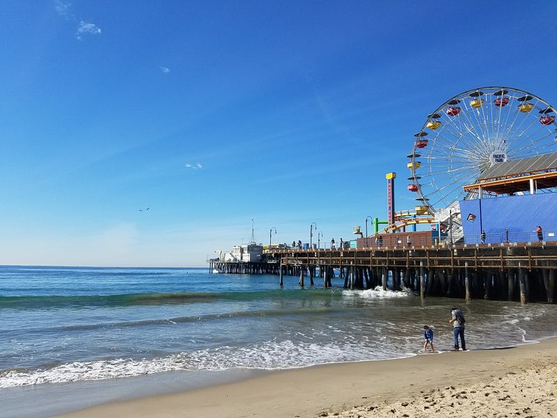 Santa Monica (Winter Beach Day)