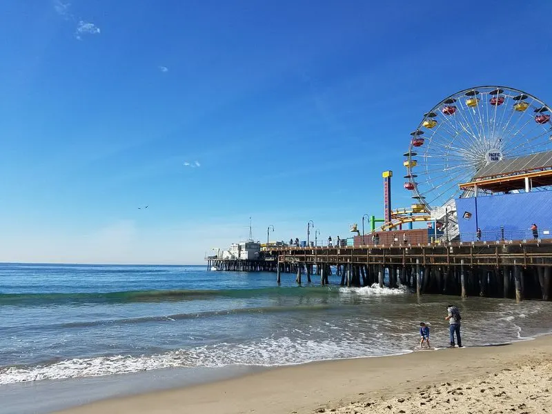 Santa Monica (Winter Beach Day)
