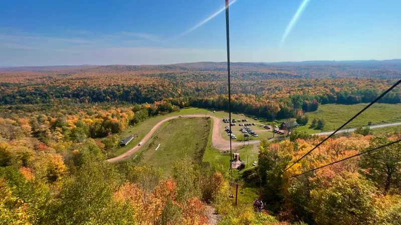 Nearby trails and Black River scenery from the site