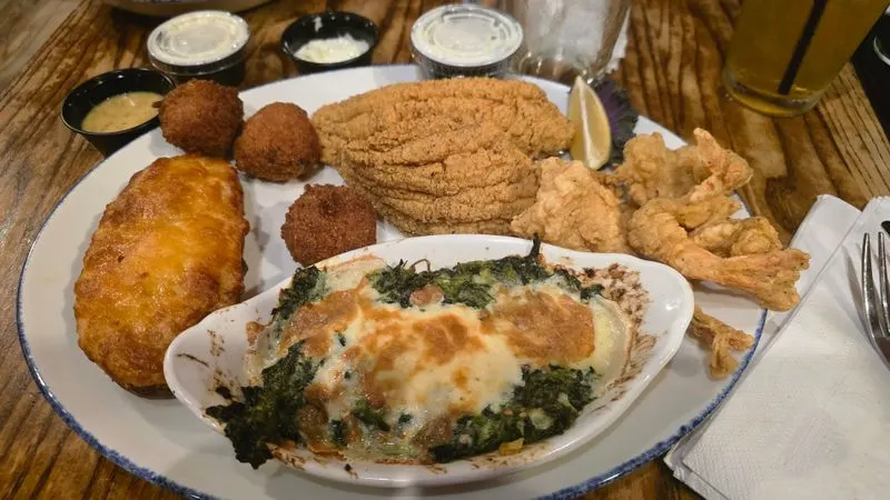 Sweet potato mash and local sides