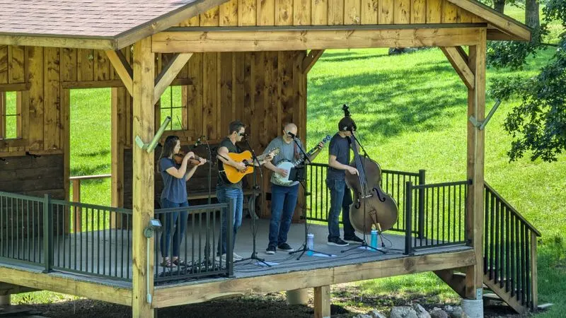 Backbone Bluegrass Festival grounds
