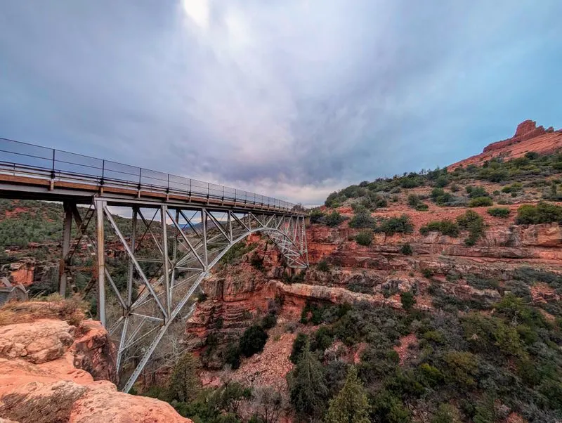 Midgley Bridge and canyon views