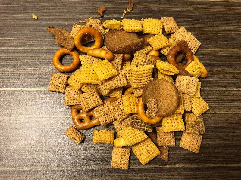 Chex Mix (Oven-Baked, Family Style)