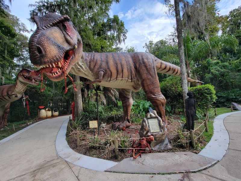 Dinosaur World (Plant City) — life-size dinos scattered through shady trails